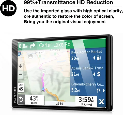 Miniatura 3 de YEE PIN Drivesmart 55 Protector Navigator DriveSmart 55 - Protector de pantalla táctil para DriveSmart 55