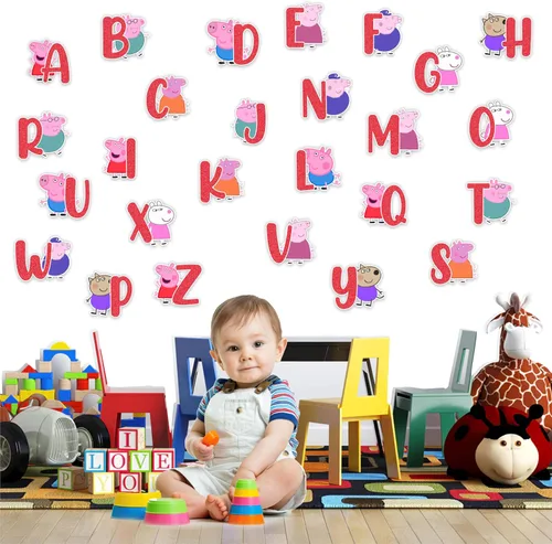 Miniatura 9 de Seyal® Adhesivo de pared con alfabeto de fútbol americano A-Z