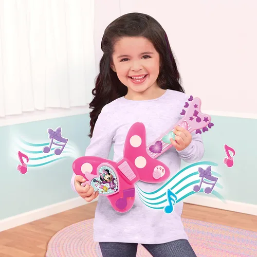 Miniatura 3 de Minnie Bow-Tique Guitarra Rockin', Juguetes Oficialmente Licenciados para Niños de 3 años en adelante de Just Play