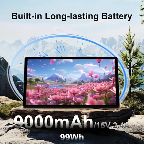 Miniatura 6 de Televisor portátil de 21.5 pulgadas con pantalla táctil, sistema operativo Android 14, 6 GB+128 GB, 1080P Smart Handy TV con cámara integrada de 13