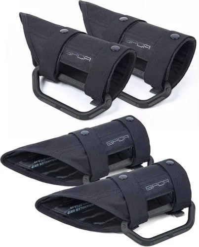 GPCA GP Grip LITE - Manijas de agarre para Jeep, agarre de barra antivuelco de metal de aluminio para Jeep Wrangler 4xe, JL, JK, JT, Sport, Sahara y