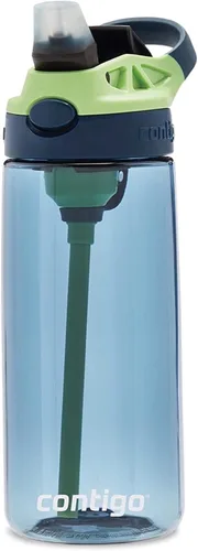 Miniatura 6 de Contigo Botella de agua con pajita para niños con tapa AUTOSPOUT de 20 onzas, arándano Azul (Arándano)