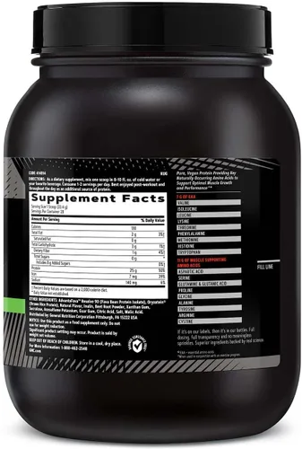 Miniatura 2 de GNC AMP Plant Aislado Proteína - Plátano Fresa (28 porciones)