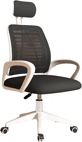 Miniatura 10 de Ergonomic Office Computer Chair with Extended Armrest, Adjustable Desk Chair with Swivel Headrest, Thickened Latex Sponge Cushion, Enlarged Nylon