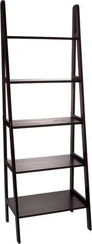 Miniatura 10 de Estantería con forma de escalera y 5 estantes Casual Home, Madera, Espresso