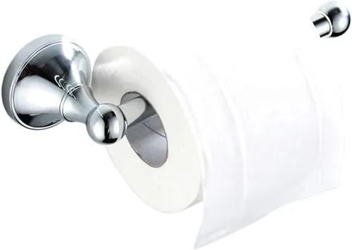 Miniatura 8 de Flybath Portarrollos de papel higiénico sin tapa de latón antiguo, barra de rollo de papel higiénico para baño montado en la pared, 20 cm / 7.87