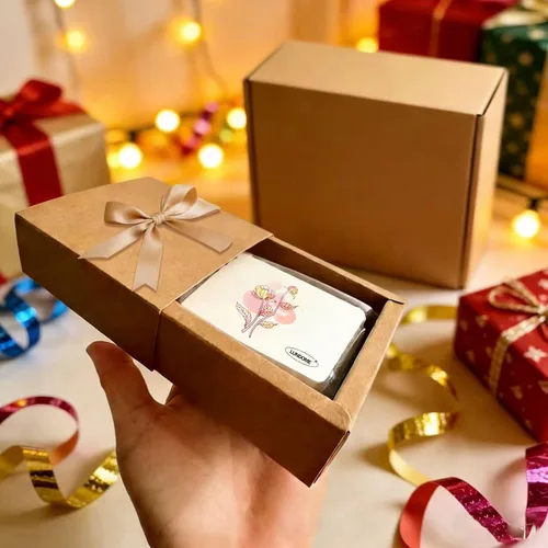 Miniatura 7 de Tarjetas creativas de papel de acuarela, pulpa de algodón de 10.58 oz/m², grano fino y bordes de cubierta, 50 tarjetas comerciales de artistas de 2