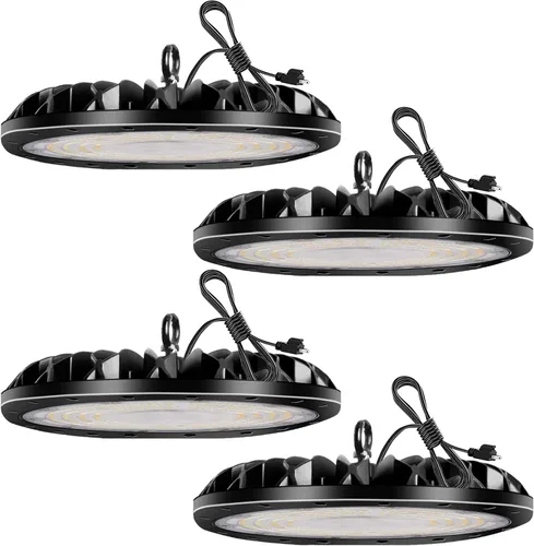 Miniatura 12 de 100W 10000LM UFO LED High Bay Light Luz LED Super Brillante ED High Bay Shop Luz blanca 6500K Luz de día, iluminación comercial de alta bahía