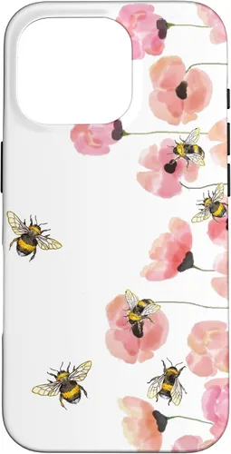 Miniatura 20 de Bumble bee - Honey Bees. bee Lover. Pink Flower. Gift Case for iPhone 17