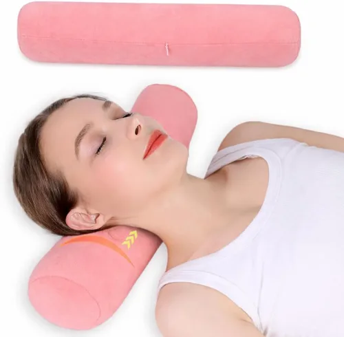 Miniatura 12 de Health - Almohada cervical para el cuello, cómodas y altamente resistentes, almohadas de cuello redondo para dormir, almohada de gran