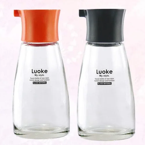 Miniatura 4 de Dressing Containers 2pcs Glass Cruet Bottles Glass Oil Storage Bottle Salad Dressing Bottles Vinegar Dispenser for Olive Oil Vinegar Soy Sauce