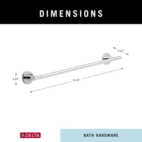 Miniatura 8 de Delta Faucet 75935-SS Trinsic – Gancho para bata, acero inoxidable Cromo pulido