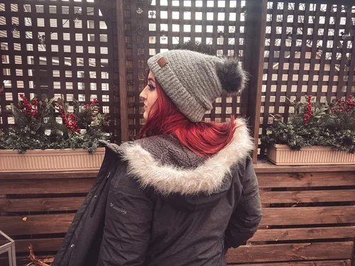 Miniatura 5 de Funky Junque Gorro de punto súper suave de poliéster cálido para invierno para mujer