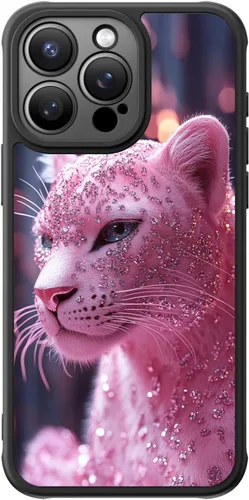 Miniatura 45 de FUNMIKO Funda para iPhone 16 Plus, carga inalámbrica y protección de grado militar, diseño floral moderno para mujeres y niñas, funda antideslizante