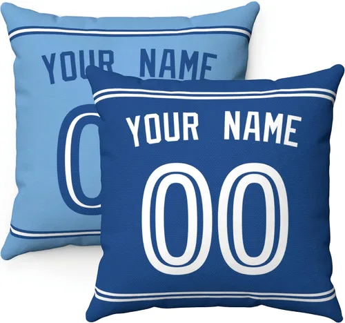 Miniatura 16 de ANTKING Paquete de 2 almohadas personalizadas con cualquier nombre y número, regalo personalizado para hombres, mujeres y niños Para Philadelphia