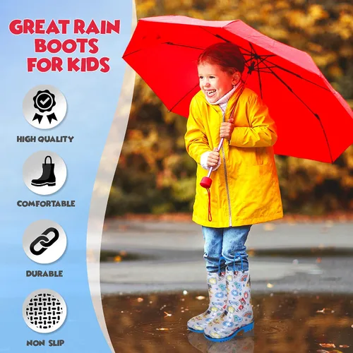 Miniatura 4 de Nickelodeon Paw Patrol - Botas de lluvia de PVC con estampado de personajes para niños
