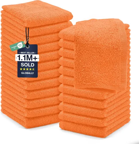 Miniatura 121 de DAN RIVER Paquete de 6 toallas de mano de alta calidad (16 x 28 pulgadas), 100% algodón, ultra suaves, ligeras, altamente absorbentes, para baño