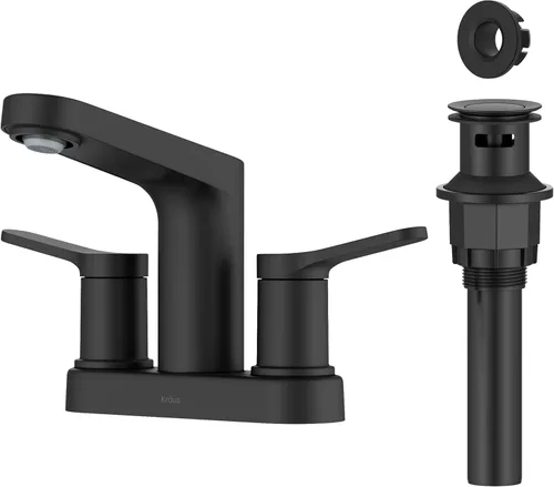 Miniatura 25 de KRAUS Indy Grifo de baño sin contacto con sensor táctil con caja de control y mezclador de temperatura en acero inoxidable libre de manchas, Acero