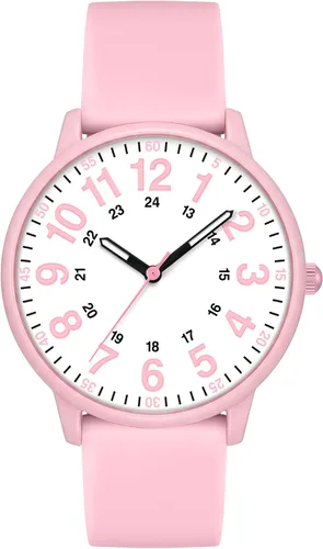 Miniatura 11 de Asan Ge Watches for Women, Fashion 3ATM Waterproof Minimalist Lightweight Easy-to-Read Analog Silicone Watch Suitable for Daily Work, Leisure