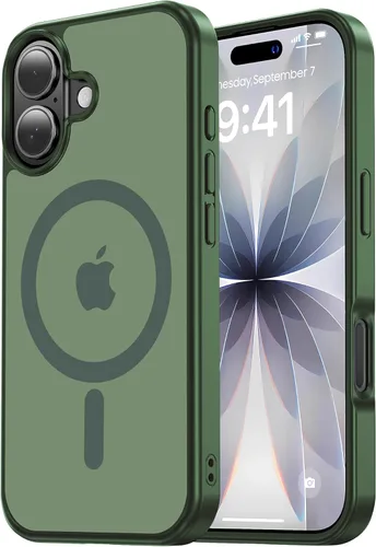 Miniatura 105 de Tigowos Magnetic Guardian - Funda diseñada para iPhone 11 Pro [probada en caídas de grado de 10 pies y compatible con MagSafe] Funda delgada Negro
