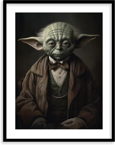 Miniatura 16 de Láminas de Arte de Retratos Victorianos de Star Wars - Impresión de Arte Fino Giclée Premium - Decoración de Pared Steampunk Estética, Póster Darth