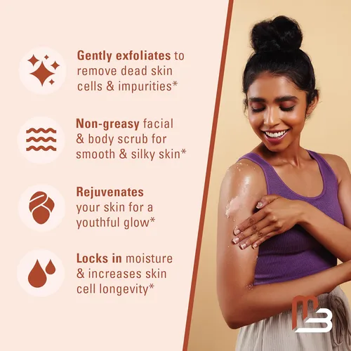 Miniatura 2 de Exfoliante de sal del Himalaya, exfoliante para la cara, los pies y el cuerpo con colágeno y células madre, exfoliante para tonificar, celulitis