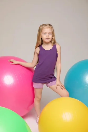 Miniatura 84 de Lilax Pantalones cortos de baile básicos y suaves para niñas para gimnasia o debajo de las faldas