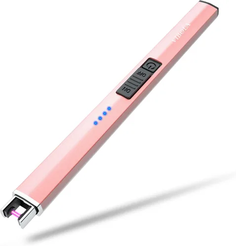 Miniatura 8 de Encendedor recargable Encendedores de velas eléctricos de plasma de arco sin llama a prueba de viento USB Encendedor Multi-Seguridad Protección Azul