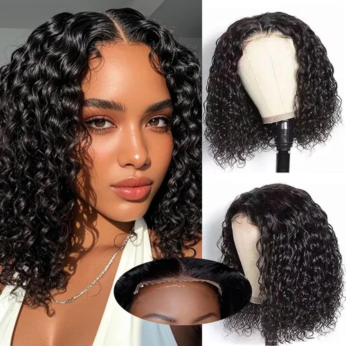 Miniatura 41 de Peluca de encaje frontal sin pegamento Fronbanis, peluca de cabello humano sin pegamento, pelucas de cabello humano pre-depiladas y pre-cortadas