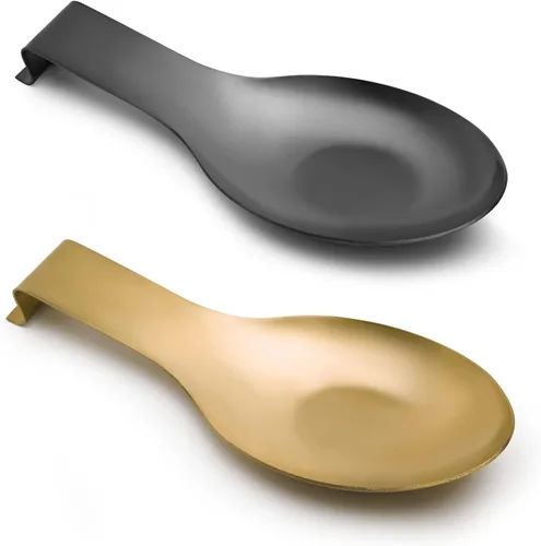 Miniatura 7 de Soporte de cuchara de acero inoxidable para encimera de cocina, utensilios de cocina, soporte para cucharón para estufa, resistente a la corrosión