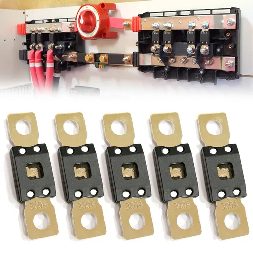 Miniatura 17 de PTT 2PACK MEGA/AMG 300Amp, 32V, Retardo de tiempo, Fusible de montaje de espárrago de alta corriente - Atornillado - Automotriz/Marina