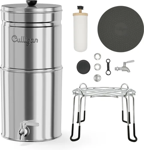 Miniatura 7 de Culligan MaxClear - Sistema de filtro de agua por gravedad de 2.25 galones, elimina microplásticos, PFAS y plomo, certificado NSF/ANSI, filtro