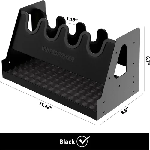 Miniatura 3 de UNITEDPOWER - Estante de metal para pistolas, soporte para armas de mano para almacenamiento en gabinete de armas, organizador seguro