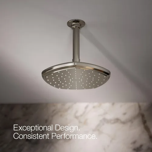 Miniatura 8 de Kohler 27051-SN Occasion® Cabezal de lluvia de una sola función de 8", 2.5 gpm, níquel pulido Níquel pulido vibrante