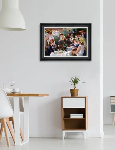 Miniatura 3 de DECORARTS - El almuerzo de los remeros de Pierre-Auguste Renoir. Impresiones giclée sobre lienzo. Mejora la decoración de tu hogar y oficina
