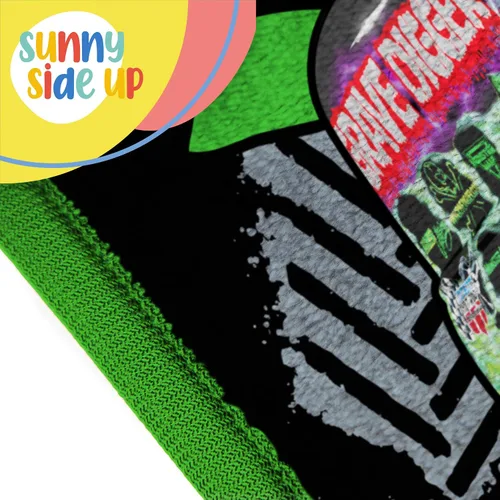 Miniatura 5 de Manta de felpa Monster Jam de Sunny Side Up – Mide 46 x 60 pulgadas – Ropa de cama para niños súper suave y acogedora de forro polar. Negro