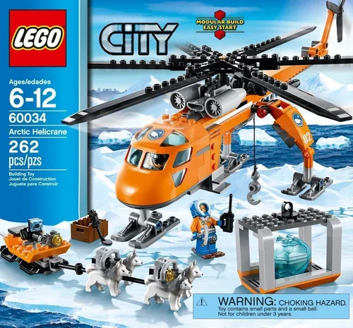 Miniatura 2 de LEGO City Artic helicóptero grúa 60034 juguete para armar (suspendido por el fabricante)