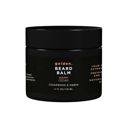 Miniatura 12 de Golden Grooming - Bálsamo para barba – Domina los flaways y promueve un crecimiento más grueso, cera de peinado natural con manteca de karité