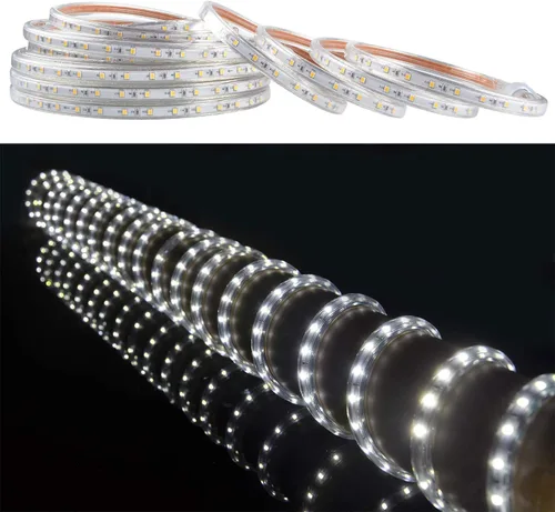 Miniatura 2 de Tira de luces LED, resistente al agua, SMD 5050, cuerda LED para iluminación al aire libre, 60 LEDs/m, tira de luz LED cortable, iluminación Blanco