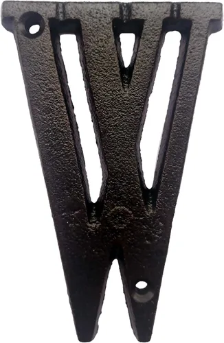 Miniatura 23 de BetLight Número de casa de hierro fundido de 5.5 pulgadas de alto, números de dirección de casa sólidos, elegante acabado marrón negro, fácil