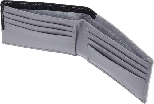 Miniatura 3 de Skechers Cartera de cuero RFID con bolsillo abatible para hombre