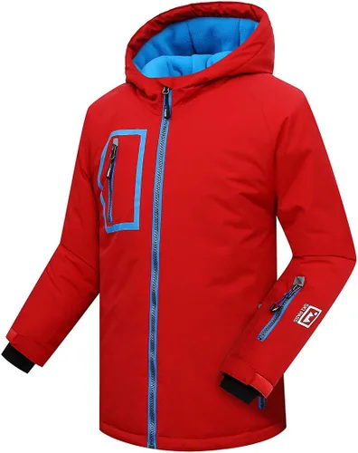 Miniatura 3 de PHIBEE - Chaqueta de esquí para niño grande, impermeable, transpirable.
