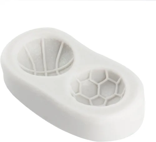 Miniatura 8 de Sijiangmold Moldes de silicona para pelotas deportivas, fútbol, béisbol, baloncesto, rugby, tenis, fondant, bolas de golf, molde de caramelo