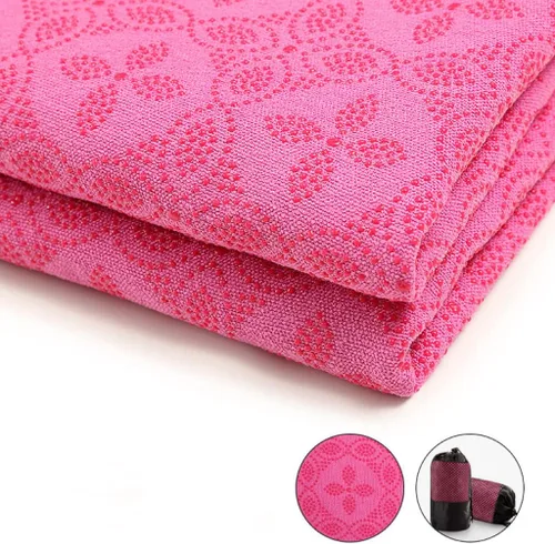 Miniatura 2 de Toalla de yoga, toalla de esterilla de yoga caliente - Absorbe el sudor antideslizante para yoga caliente, pilates y entrenamiento, 24 x 72 pulgadas