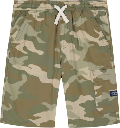 Lucky Brand Pantalones cortos tipo cargo para niños, cierre de cordón
