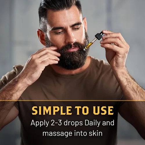 Miniatura 4 de Leven Rose Ranger Grooming Co - Aceite para barba para hombres y suavizante de barba 100% puro y natural para hombres barbudos, bigotes y piel