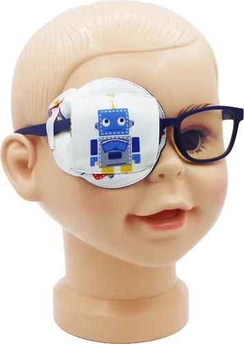 Miniatura 33 de Astropic Parche para ojos de algodón y seda 3D para niños, parche de ojos para niñas para gafas Parche médico para niños con ojo perezoso