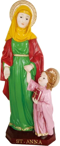 Estatua de Santa Ana, escultura de Santa Ana, estatua de Santo Ana, estatua religiosa, estatua decorativa religiosa con estatua infantil, regalo