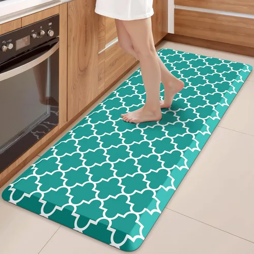 Miniatura 45 de WISELIFE - Tapete antifatiga para piso de 4/5 pulgadas, tapete de cocina antideslizante, impermeable, resistente, ergonómico, cómodo, duradero
