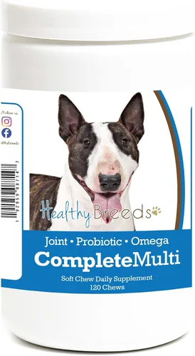 Miniatura 85 de Healthy Breeds Rottweiler todo en uno multivitamínico suave masticable 120